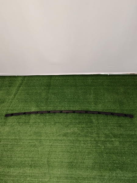 Молдинг переднего бампера нижний черный хром Geely Atlas рестайлинг 6010219400B03