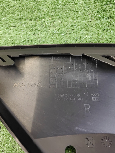 Накладка переднего бампера правая угловая Haval F7x дорестайнг 2803103XKQ00A8L