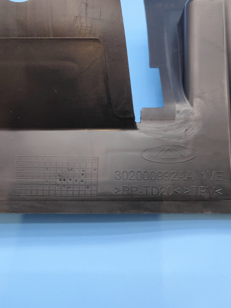 Дефлектор радиатора правый Exeed TXL 302000992AA