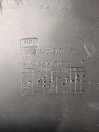 Накладка переднего бампера правая Tank 300 2803236XKM01A