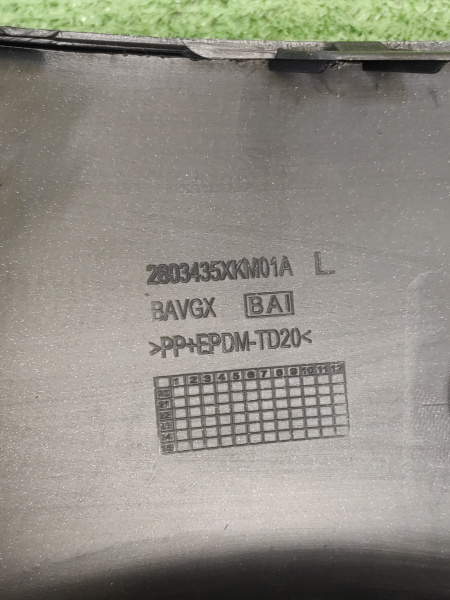 Накладка переднего бампера левая Tank 300 2803235XKM01AN