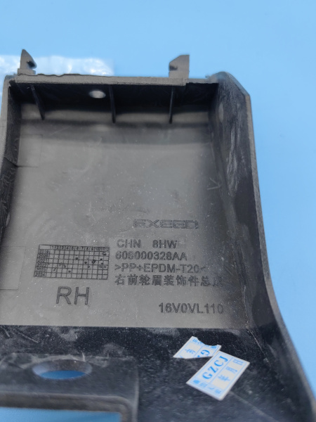 Накладка переднего крыла правая Exeed VX 609000328AADQJ