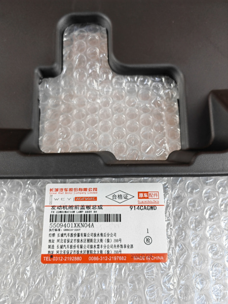 Накладка передней панели Haval Dargo 5509401XKN04A