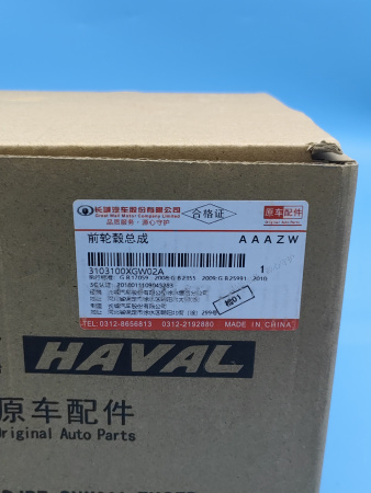 Ступица переднего колеса Haval Jolion 3103100XGW02A