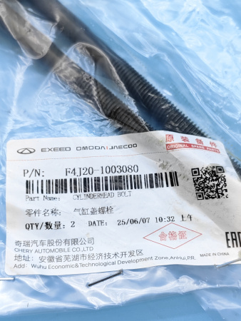 Болт ГБЦ Exeed VX RX TXL F4J201003080